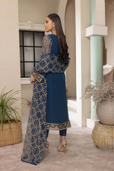 3-Pc Charizma Unstitched Embellished Chiffon Collection CEC23-01